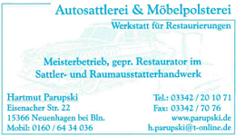 Bild von: Autosattlerei Parupski Hartmut 