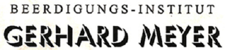 Bild von: Beerdigungs-Institut Meyer Gerhard 